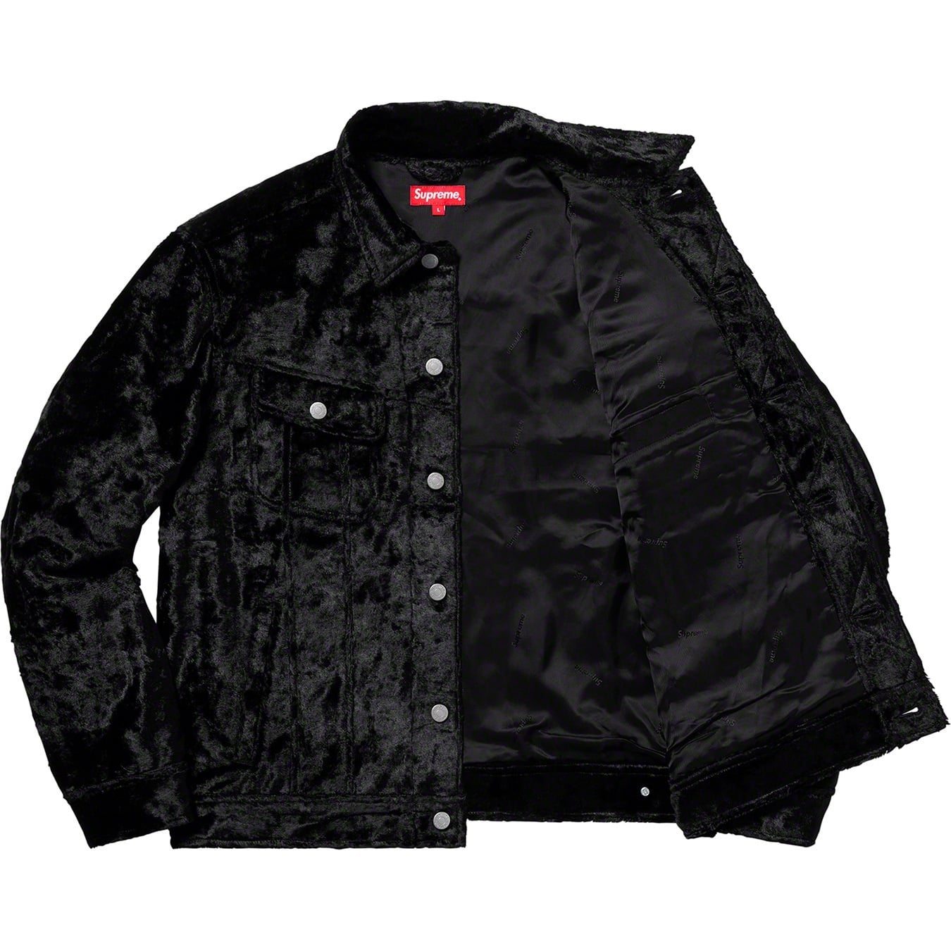 Fuzzy Pile Trucker Jacket view 8